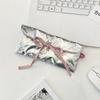 Quilted Bow Flap Women's Multifunctional Pencil Case & Coin Purse