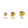 Home Party Supplies Dia 3 4 5 mm Crimp For DIY Round Popular Findings Covers Jewelry Making End Beads 100pcs/lot Stopper Spacer Beads