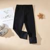 Winter Girls' Long Trousers Thickened Fleece-lined Tight-fitting Elastic and Slim-fitting Candy-colored Keep Your Princess Cozy
