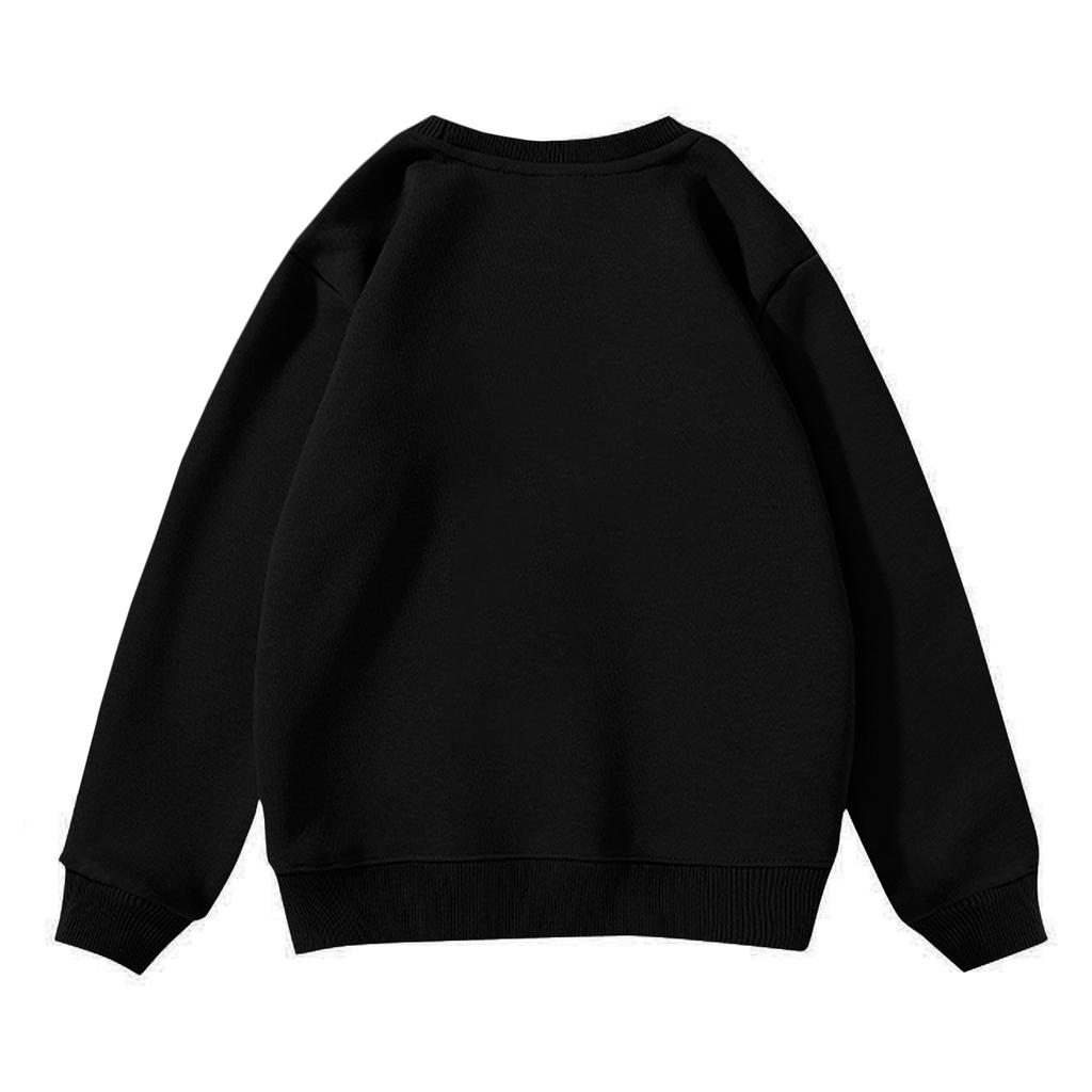 Genser til barn Gutter Jenter Rund hals Sportsgenser Casual Pullover Genser Sportsskjorte