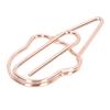 100Pcs Funny Planner Clips Innovative Color Lasting Anti Rust Electroplating Process Gold Paper Clip