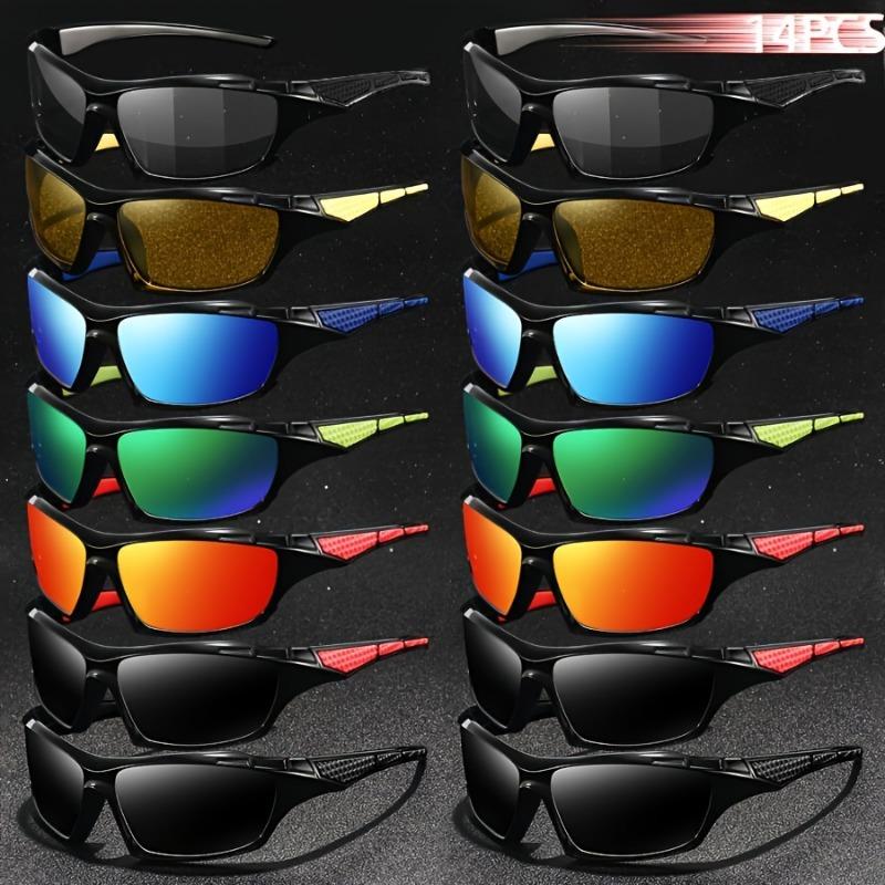 

14 штук ретро модных очков для мужчин и женщин, подходящих для любителей спорта