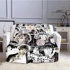 D Evan Peters Printed Throw Blanket  Soft Warm and Stylish Home Textile for Birthday Gifts