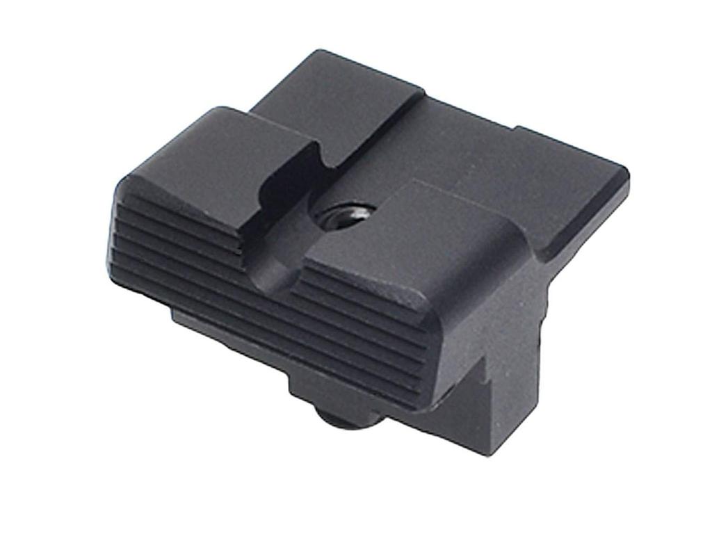 COWCOW TECHNOLOGY 10-8 Style A6061 Rear Sight for GLOCK Series