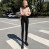 Women's High Waist Stretchy Skinny Black Jeans, Plus Velvet, Thickened, Plus Size, Spring Collection