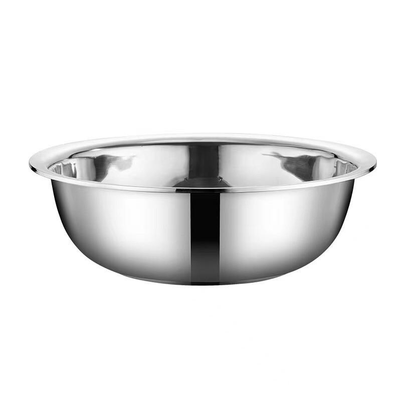 2.5mm Thick Stainless Steel Large-Capacity Kitchen Basin for Vegetable Washing and Dough Mixing