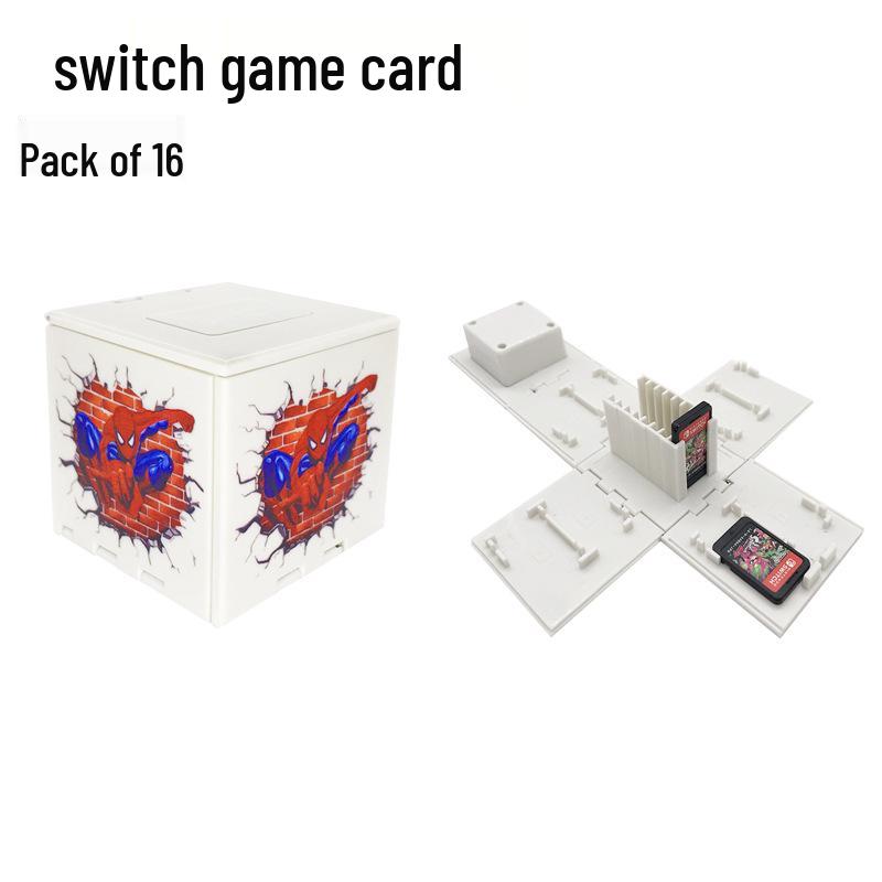 Switch OLED Console Game Card Storage Case - Large Capacity Folding Cartridge Holder