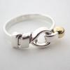 [Used] TIFFANY 925/750 Hook & Eye Ring Size 10/Size 10/g536-22