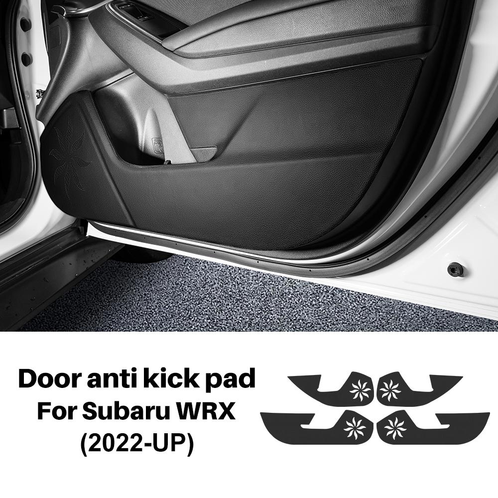 Anti-kick Pad Sticker For Subaru WRX 2025 2025 2025 Suede Leather Carbon Edge Pad Interior Accessories Car Door Protection