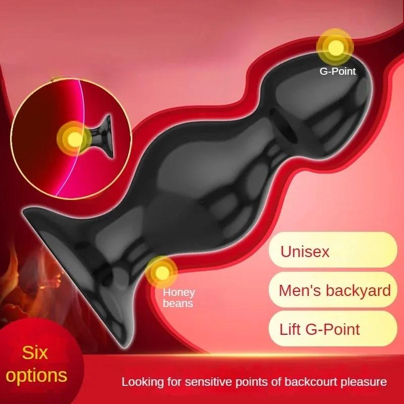 6 Sizes Anal Plug Big Buttplug Vagina Dilator G-Spot Butt Stimulator Sex Toys for Gay Couples Adult Games Women Men Masturbators