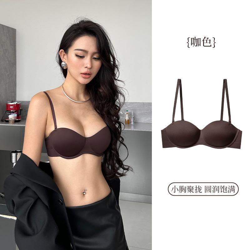 Underwear Women's Small Breasts Gather Together To Show Large, Seamless, No Steel Ring, Comfortable Collection of Breasts, Sagging Bra Cover, New