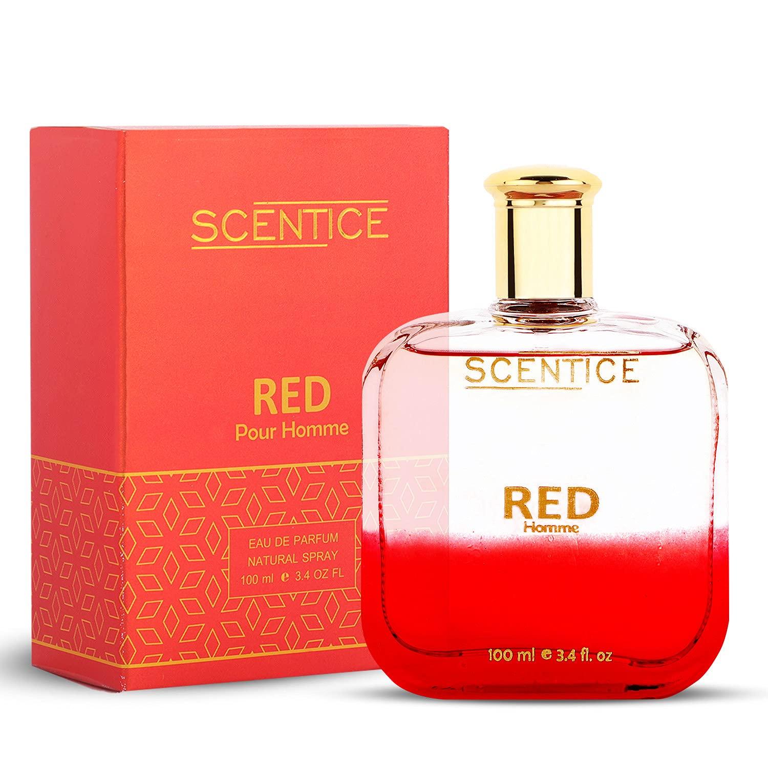 

Scentice Red Pour Homme Стойкий парфюм для мужчин — свежая и цветочная парфюмерная вода (100 мл)