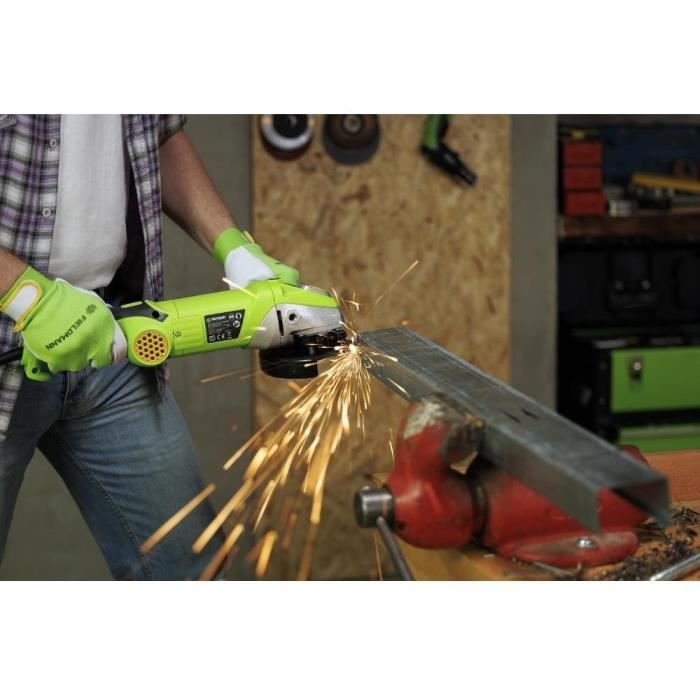Meuleuse d’angle - FIELDMANN - FDB 201401-E - 1400 W - 150 mm - Vitesse réglable jusqu'à 8600 tr/min