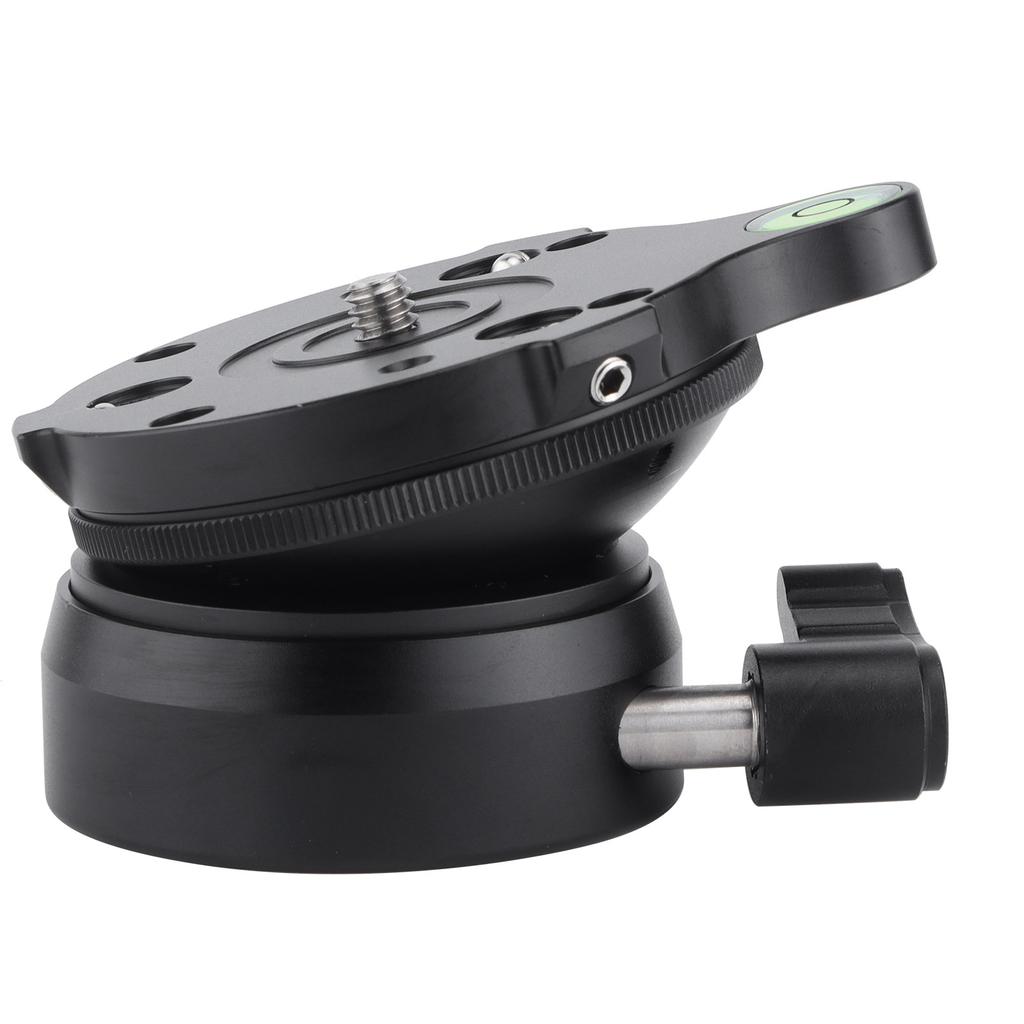 Tripod Head DY‑60N Tripod Leveling Base Leveler Adjusting Plate for DSLR Camera