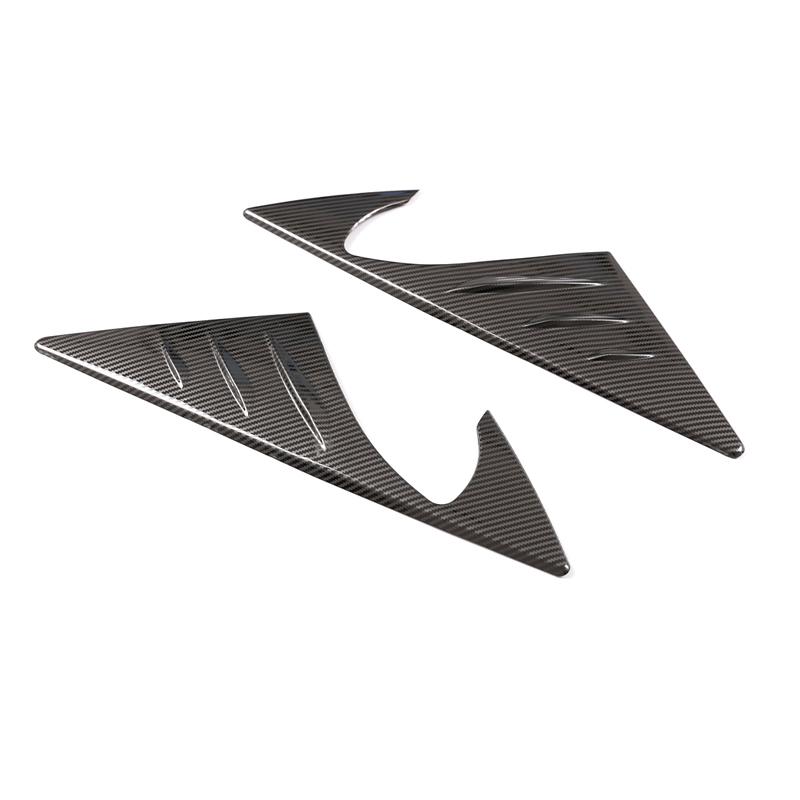 Stainless Steel Car Exterior Side Rearview Mirror Triangle Plate Trim Cover For Toyota GR Supra A90 -2022 Auto