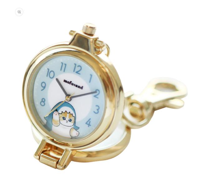 Mofusand Stand Lupe Uhr (Sharkrnyan) Japan NEU