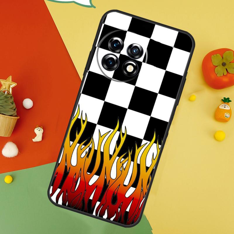 Cool Flame Colorful Pattern Case For OnePlus 15 12 12R 13T 13R 13 11 9 10 Pro 10T 8T Nord 5 CE 2 3 4 Lite N20 N30 Cover