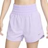 Nike Dri-Fit One Solid High-Waisted Lined Casual Sports Shorts Women Shorts Light-Purple DX6643-512