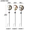 1 Pc Solar Outdoor Garden Lights The Moon and The Fairy Fairy Lights Waterproof Crackle Glass Globe Led Landscape Lighting