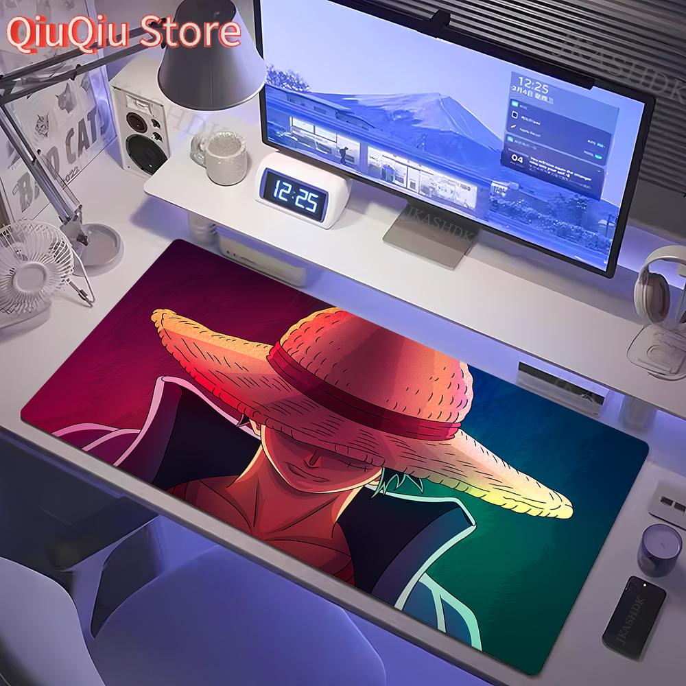 One Piece Gaming Mouse Pad Anime Gamer Keyboard Mouse Mat Speed XXL Rubber 900x400x2mm Cartoon Big Motbook Computer PC Mousepad