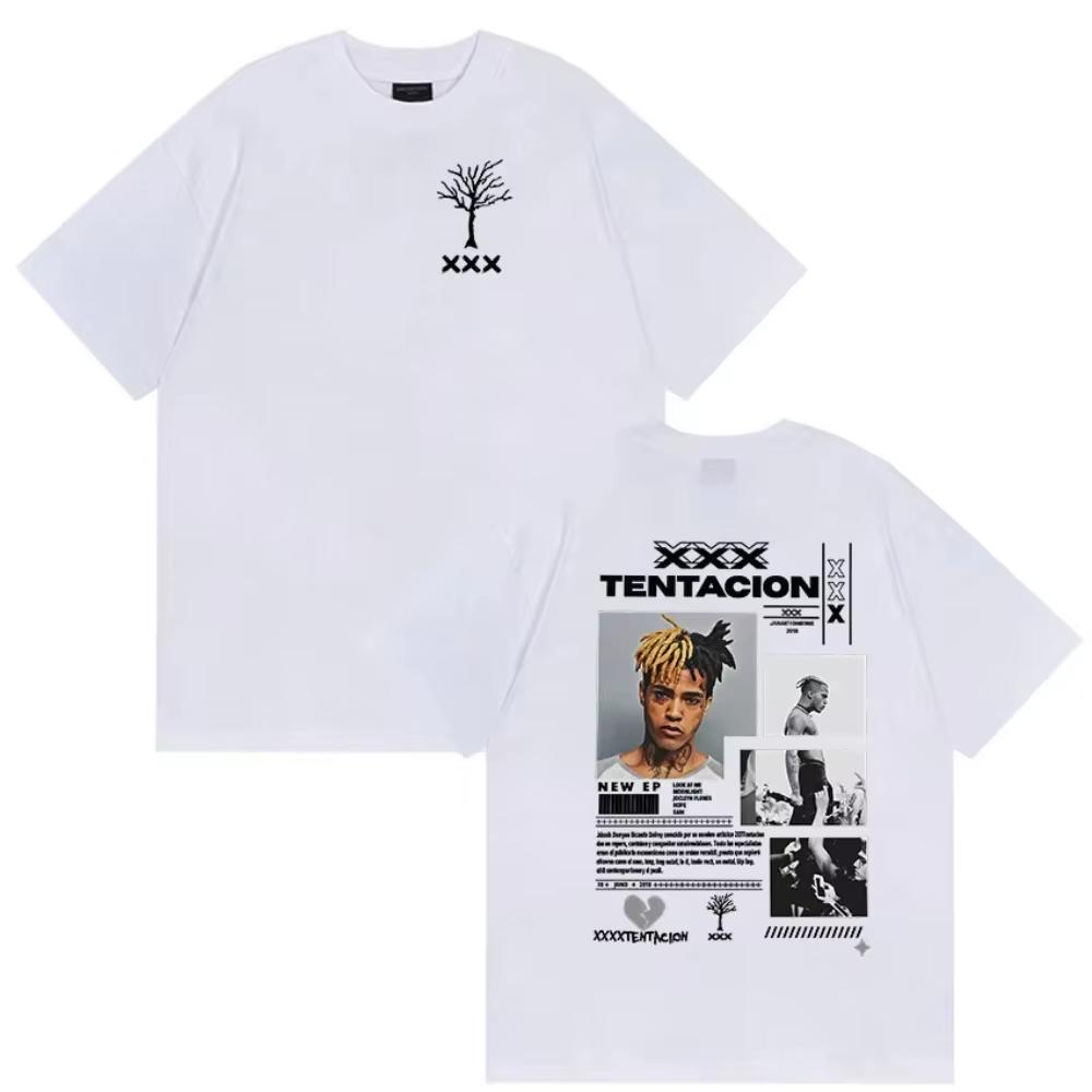 Rapper XXXTentacion Tour Album 2026 Graphic T Shirt Men Women Hip Hop Gothic Short Sleeve T-shirt Lightweight & Breathable for Cool Summer Outfits