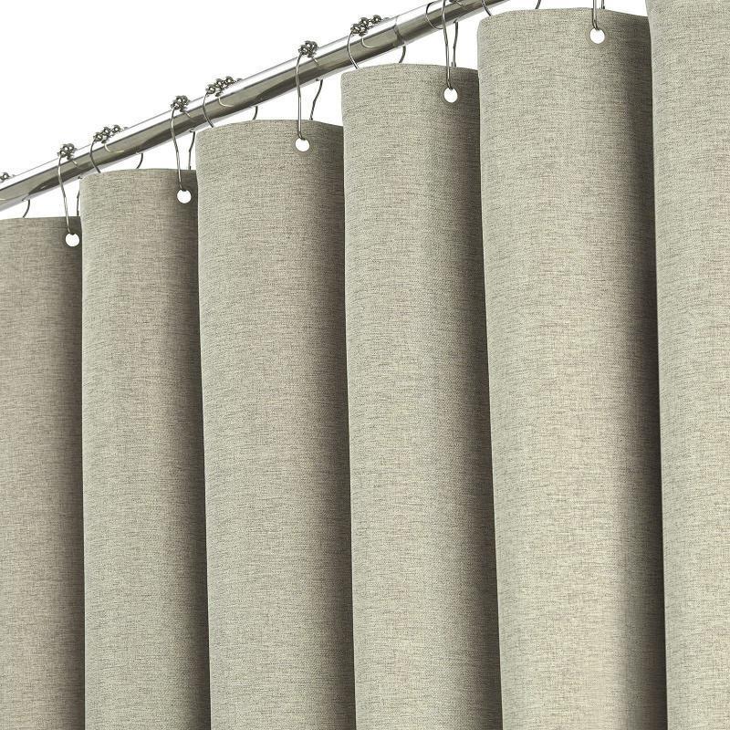 Xihe Imitation Linen Thickened Shower/Partition Curtain