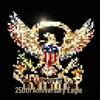 Vintage US 250th Anniversary Rhinestone Eagle Brooch - European & American Commemorative Edition