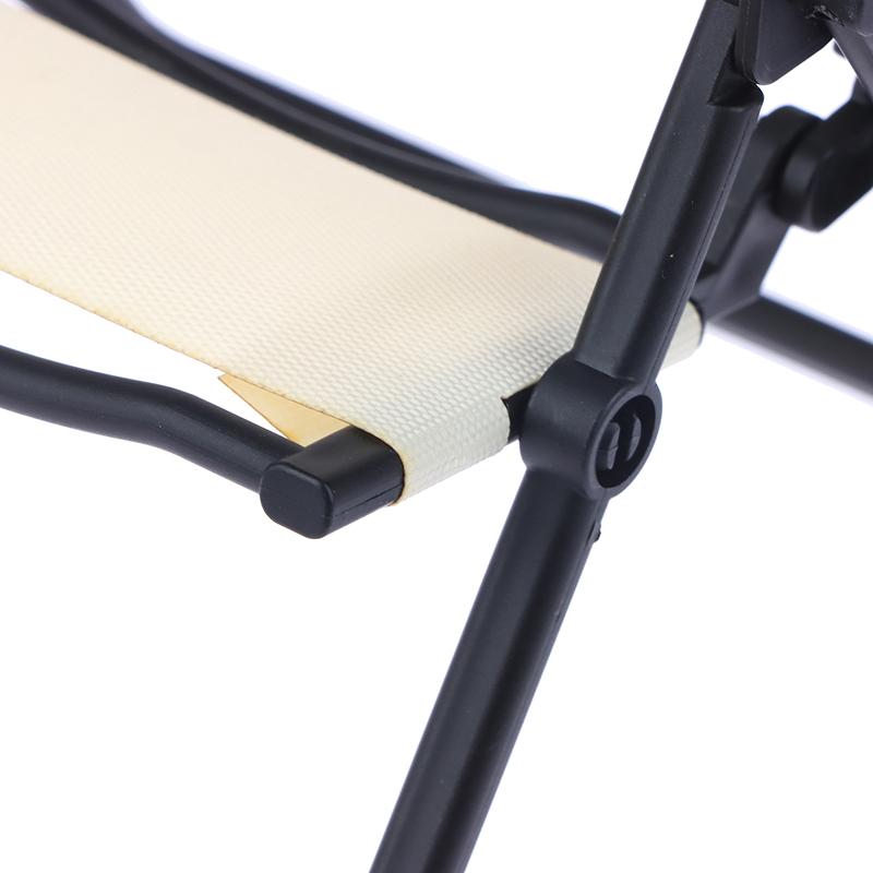 1:6 Dollhouse Mini Colorful Leisure Home Folding Chair Model Dollhouse Furniture Accessories