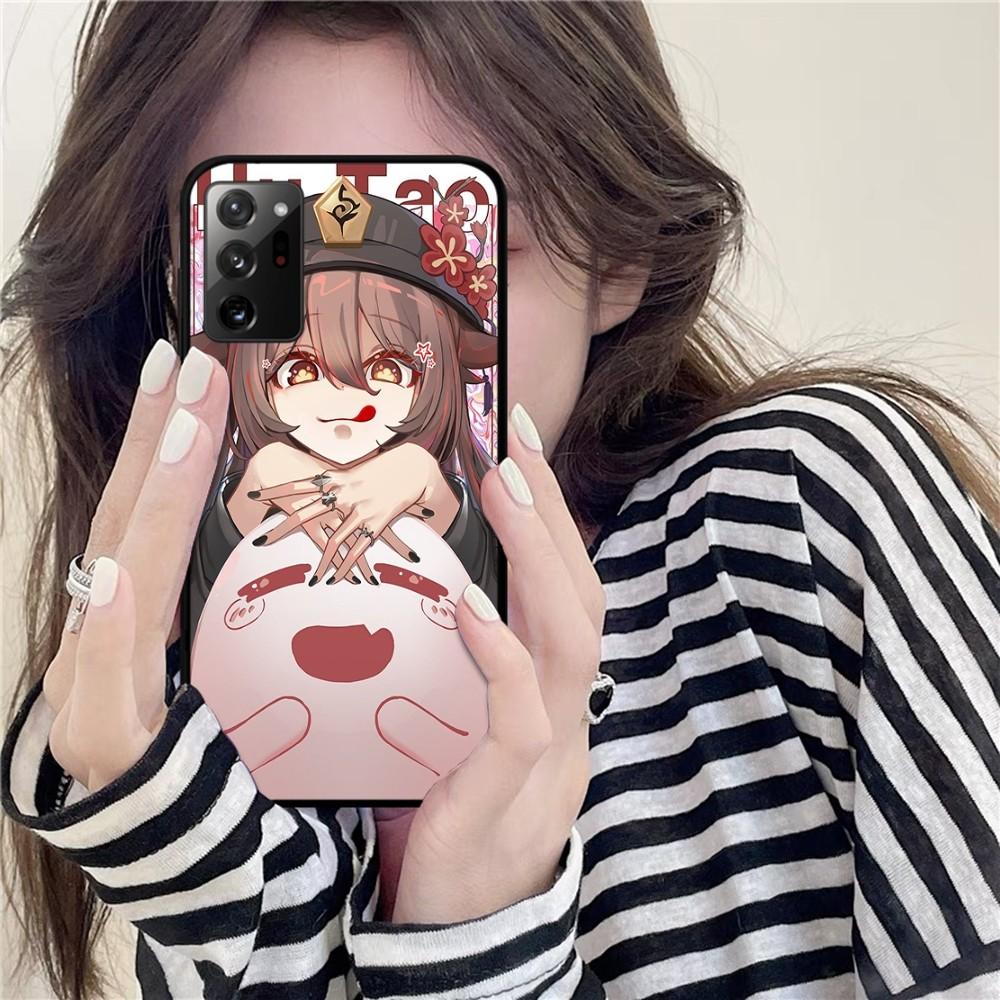 Genshin Impact Hu Tao Phone Case For Samsung Note 8 9 10 20 Pro Plus Lite M 10 11 20 30 21 31 51 A 21 22 42 02 03