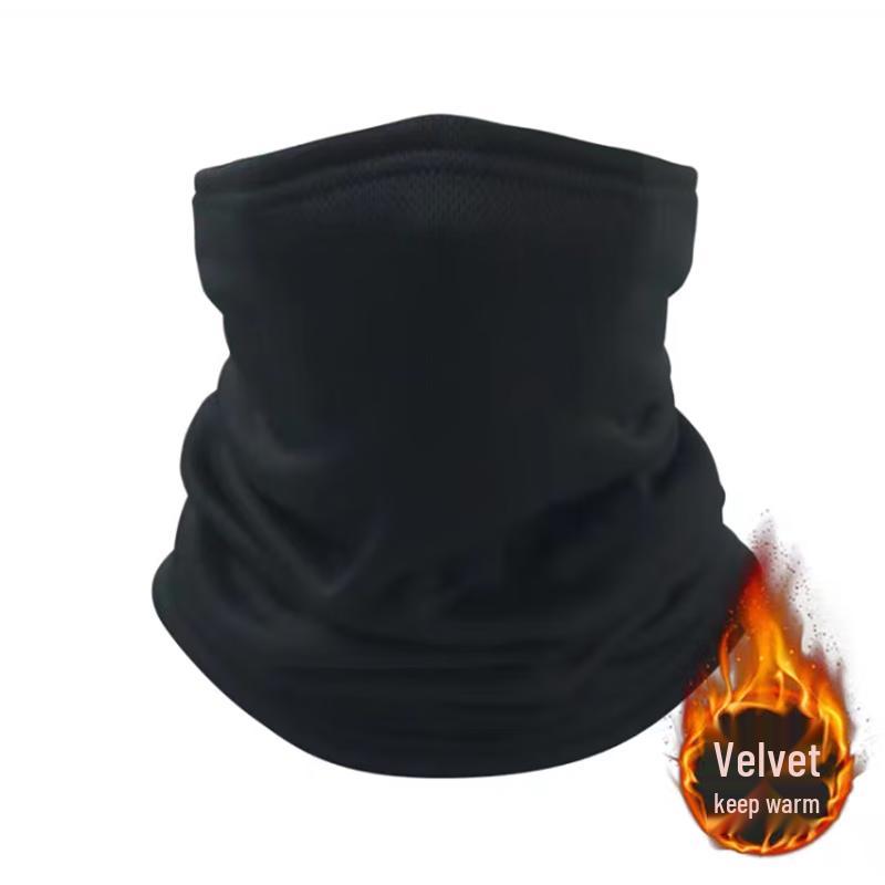 Мужская термозащитная ветрозащитная флисовая бафф-маска