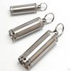 Case, Metal Waterproof Container with Keychain - Compact & Portable Select Sizes