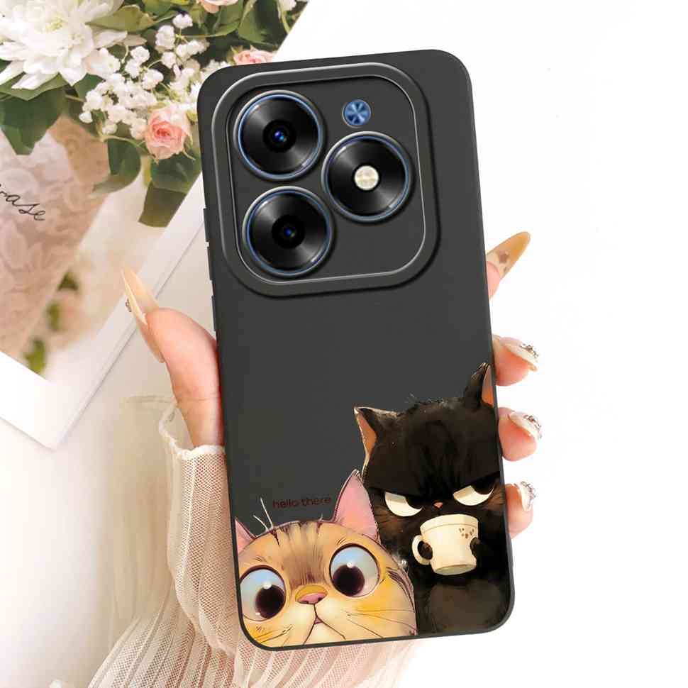 For Itel S23 Plus 4G Case Simple Style Sunset Soft Silicone Back Cover For ITEL S23 Plus 4G Phone Cases Fundas