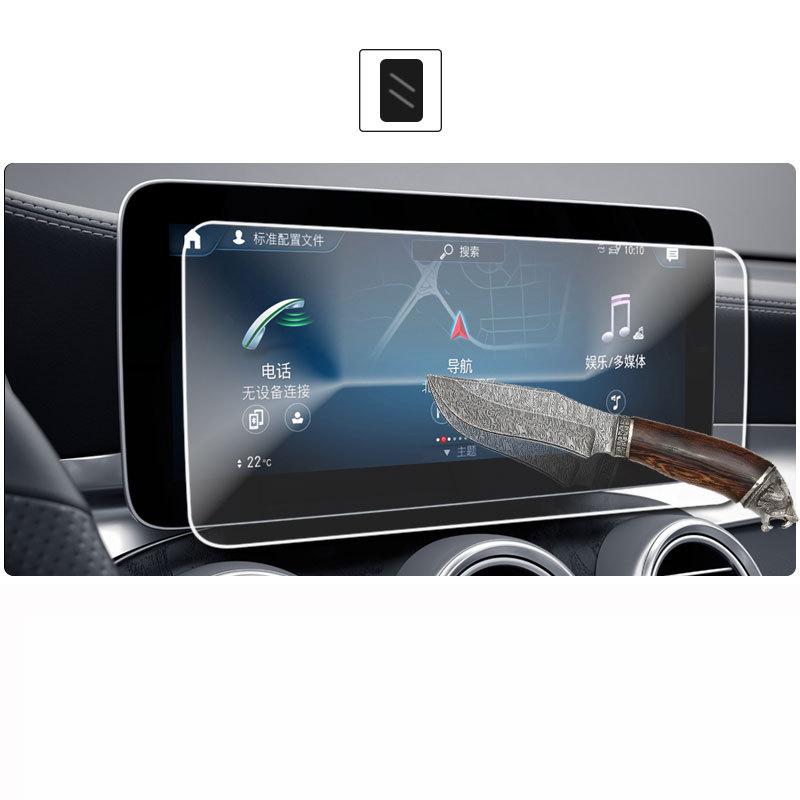 Gehärtetes Glas Schutzfolie Für Mercedes Benz GLC W253 Auto GPS Navigation LCD Bildschirm Innenaufkleber Zubehör