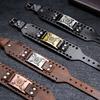 Trendy Totem Design Nordic Double Axe Irish Cross Bracelet Leather Woven Men's Bracelet Viking Accessorie Genuine leather jewelr