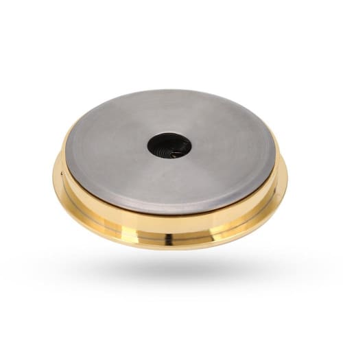 Round Guitar/Violin Case Thermometer/Hygrometer for Cases, Room Accessories (Golden)