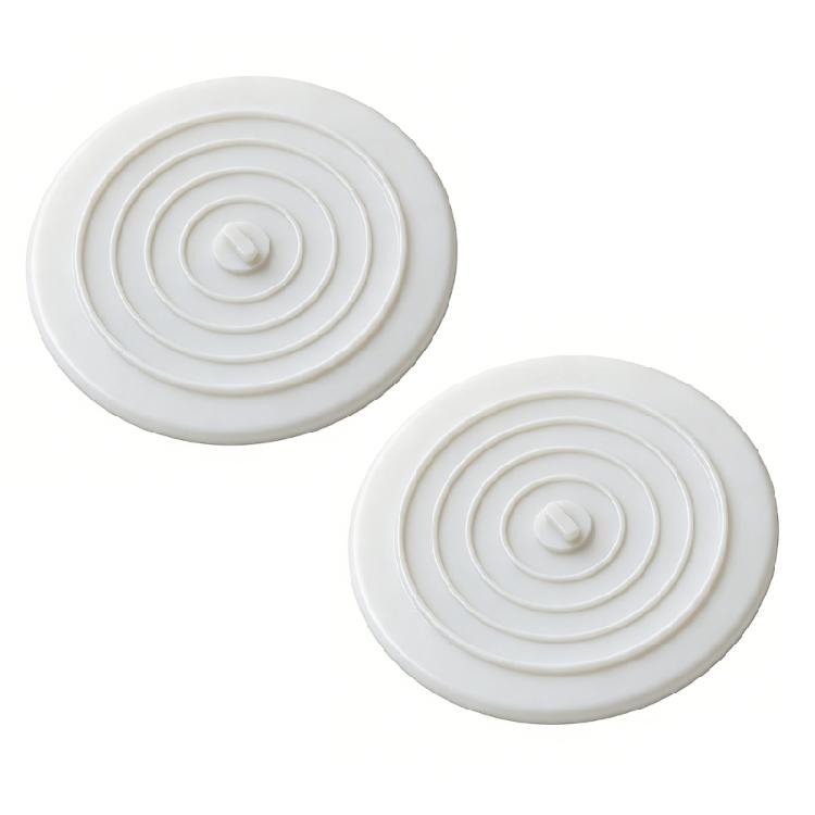 

Silicone Bath Drain Cover 15cm Anti Backflow Water Stopper Flexible Sink Plug Leakage Prevention Easy Installation белый