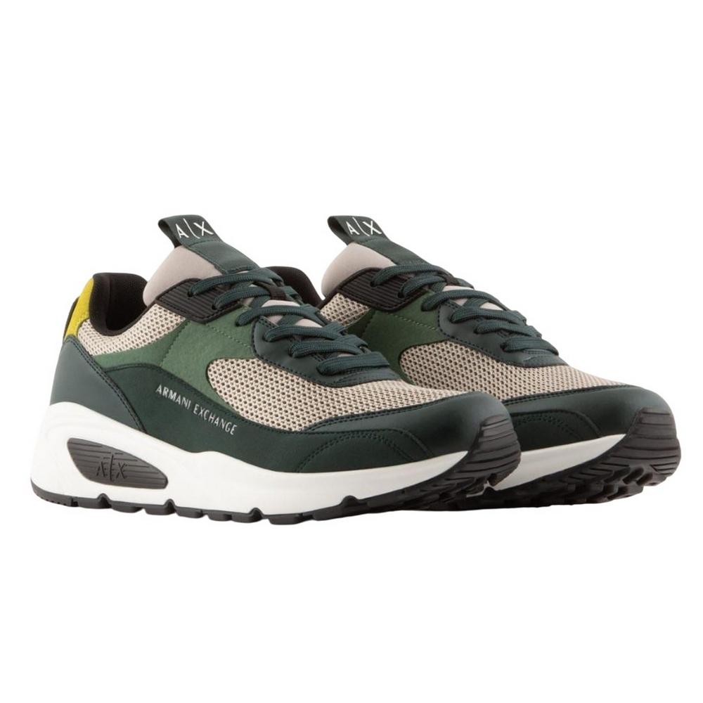 Armani Exchange Mens Suede Trainers