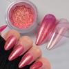 Super Glitter Pearlescent Nail Powder, Pearlescent Magic Shell Cloud Brocade Powder, Neon Pearlescent Glitter Color Platinum Powder