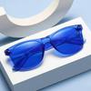 High-End Candy Color Square Sunglasses for Women - Trendy European & American Street Style