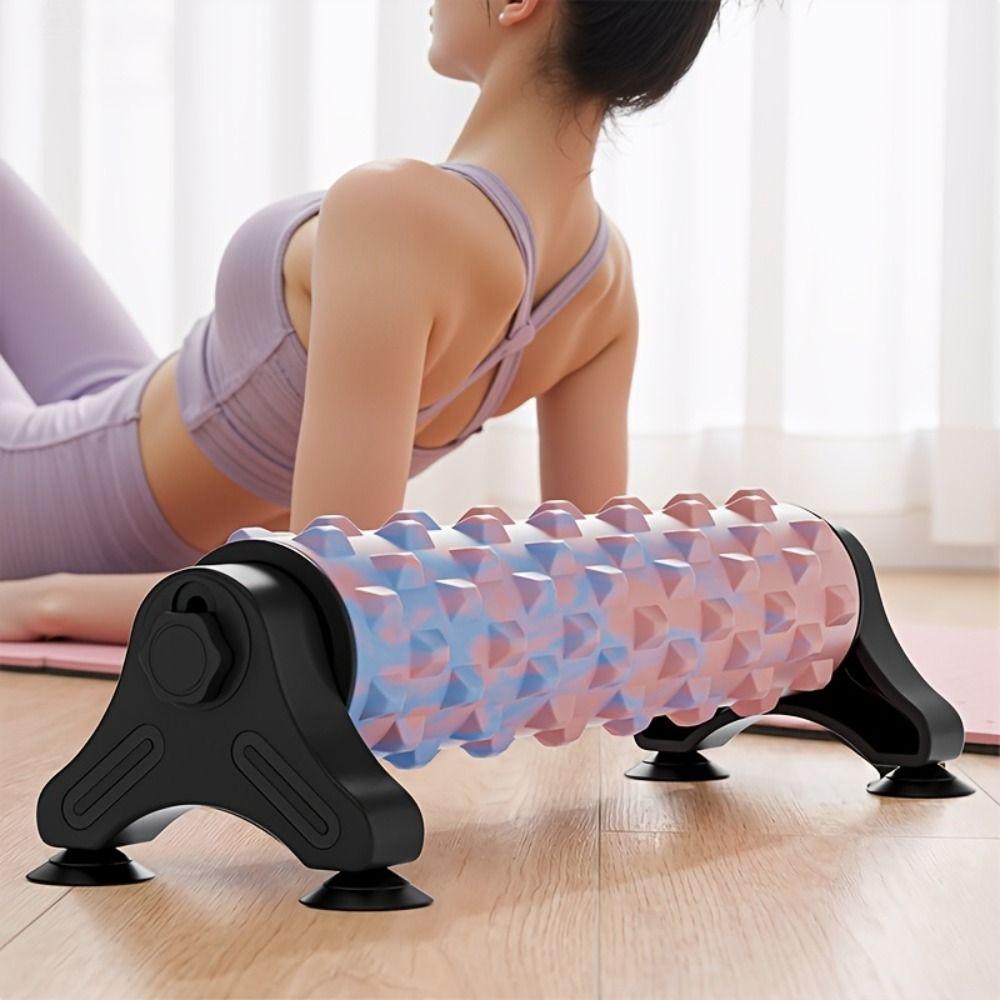 Solid Foam Body Foam Roller Removable Bracket Foam Roller Massage Stick  Pilates Fitness