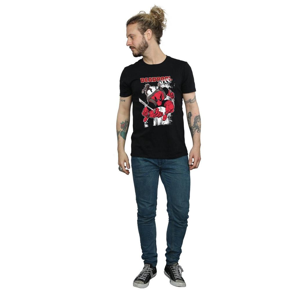 Marvel Mens Deadpool Max T-Shirt