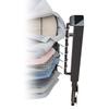 Metal Extendable Slide Rail Black Garment Rack For Space Efficient Storage Solution