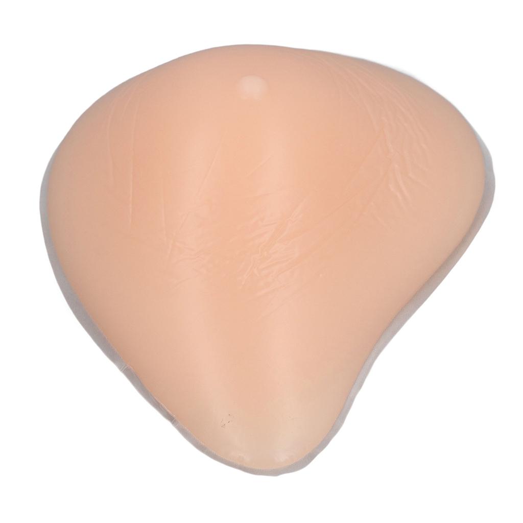 Silicone Boob Form Mastectomy Prosthesis Asymmetrical Shape Deep Concave Realistic Feeling Soft Boobs Insert