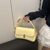 Solid Color Pu Women Underarm Shoulder Bag Casual Fashion Daily Commute Shopping Bag