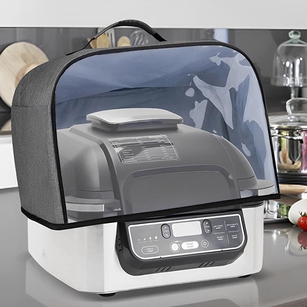 Staubschutzhaube für Ninja Foodi Grill, robuste Küchenstaubkappe mit Aufbewahrungstaschen, wasserdichte Staubschutzhaube für Haushaltsgrills und Toaster