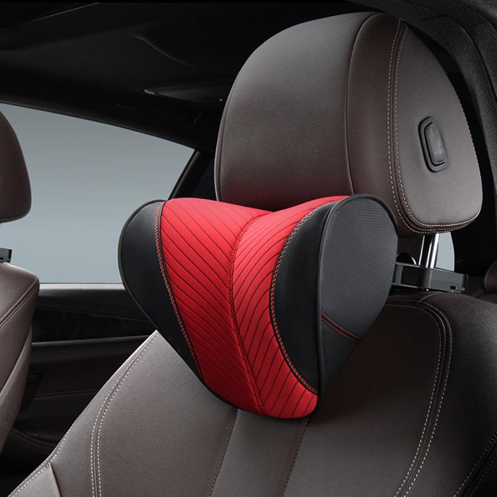 

ZJ002 9D Automobile Seat Headrest Universal Adjustable Mechanical Headrest with Bracket Coffee