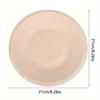 1set/50pcs Round Dinner Plate 50pcs 8 Inch Disposable Dinner Plate Dessert Dinner Plate, Wedding Cake Appetizer Dinner Plate