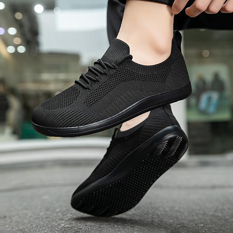Fashion Men's Barefoot Shoes Lightweight Flat Bottom Non Slip Women's Mesh Soft Bottom Outdoor Walking Fashion Casual Sneakers Shoes