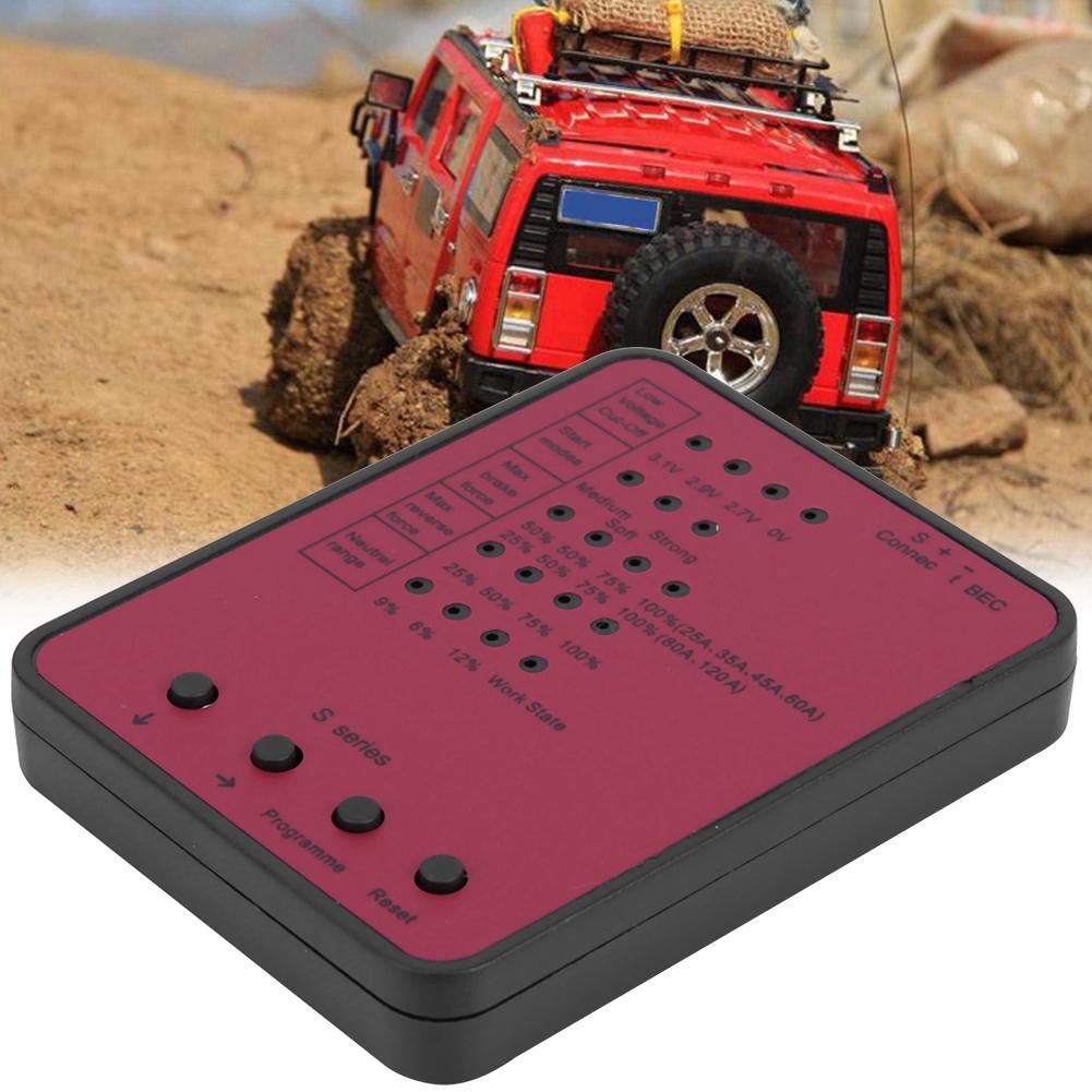 1:10 RC Car Programming Card Remote Control Accessory for Electronic Speed Controller