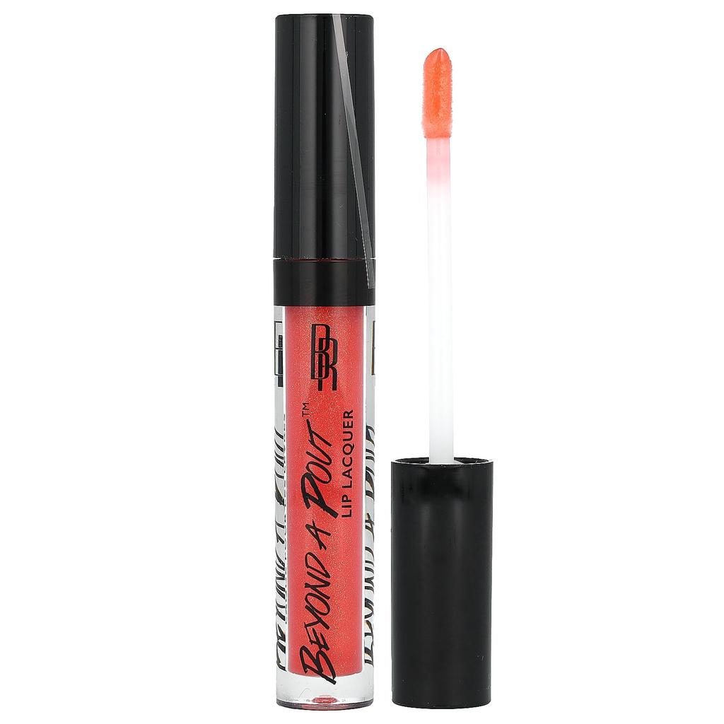 Black Radiance Beyond A Pout, Lip Lacquer, 1320061 Hot Sauce, 0.12 Fl Oz (3.5 Ml)